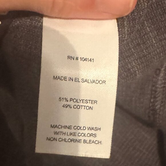 Men's Alpine Grey Long Sleeve Henley Tee - Picture 3 of 5